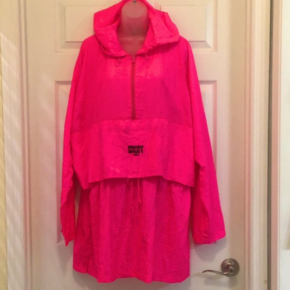DKNY Jeans Oversized wind jacket hoodie